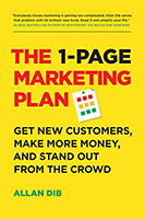 book cover 1page marketing plan
