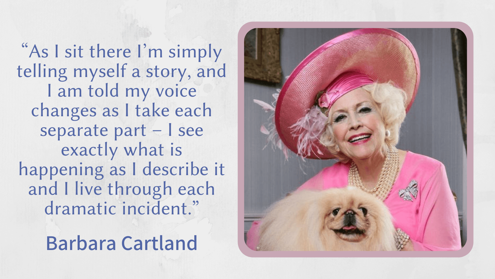 Barbara Cartland Writing Quotes