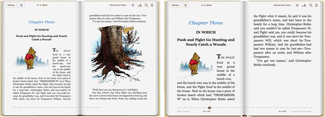 Reflowable ebook