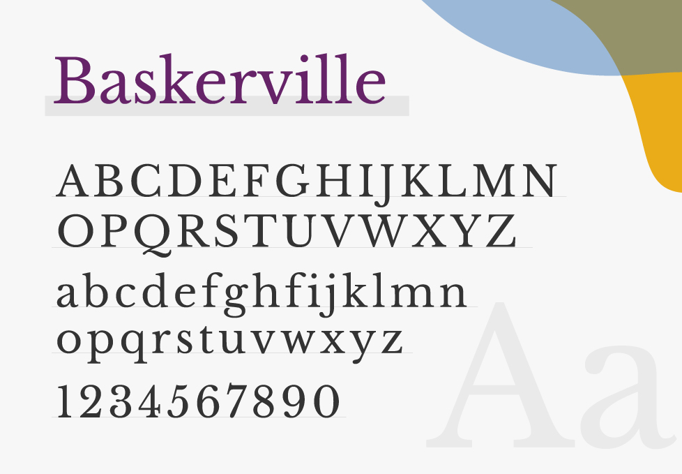 Baskerville font
