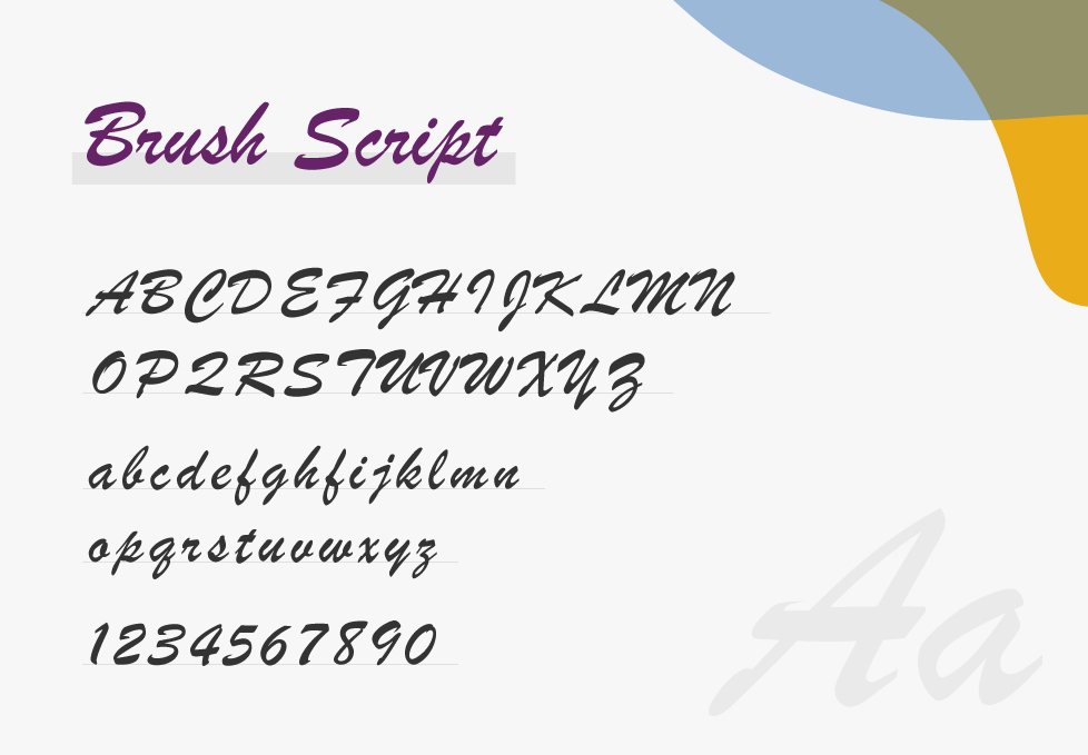 Brush script