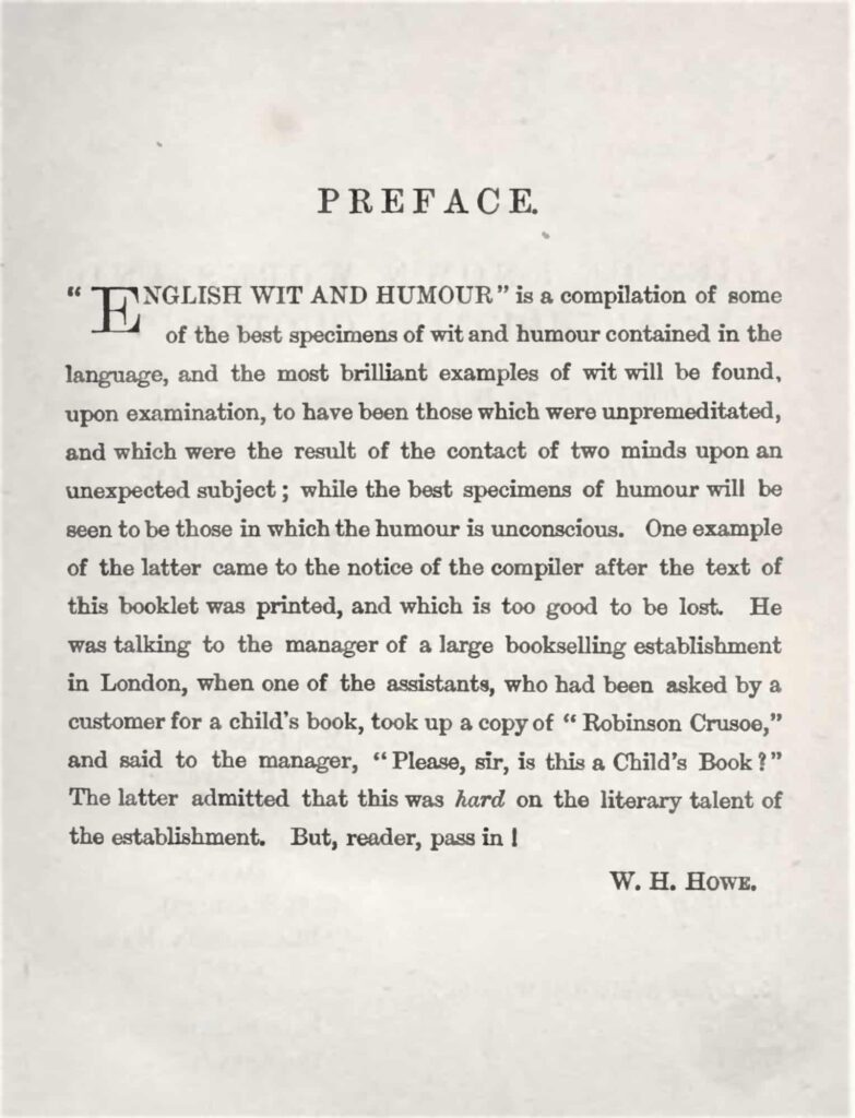 Everybody’s Book of English Wit book preface