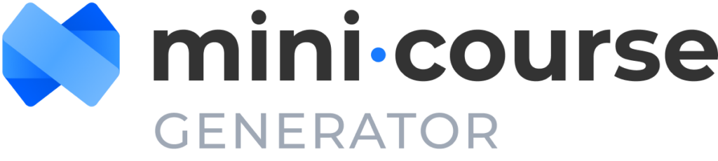 mini-course generator logo