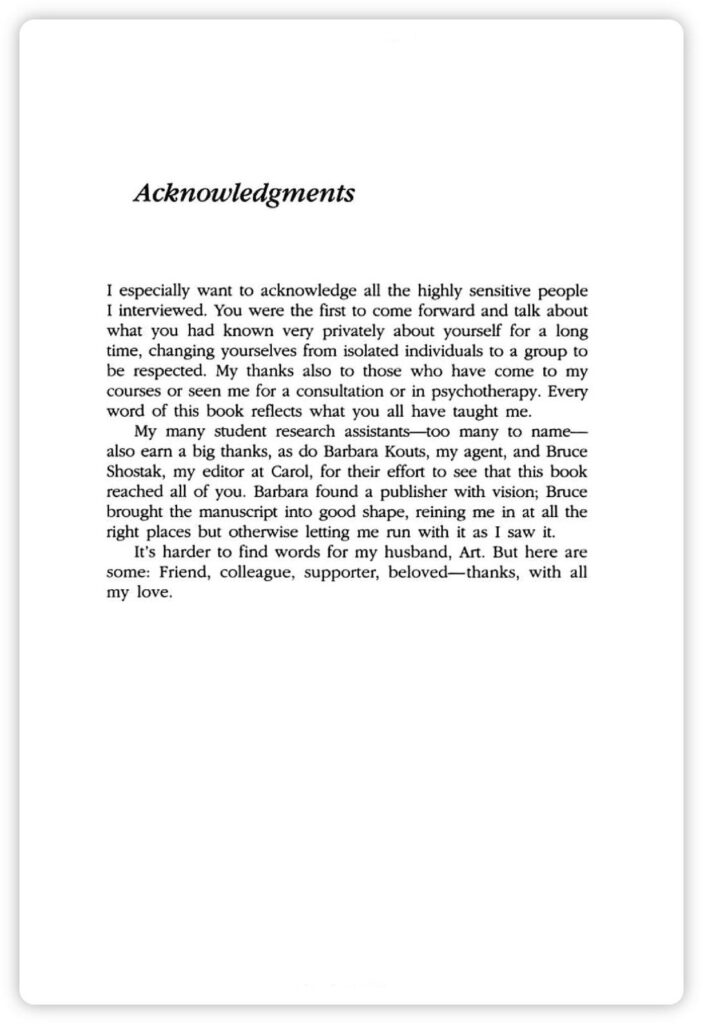 acknowledgements page example book front matter