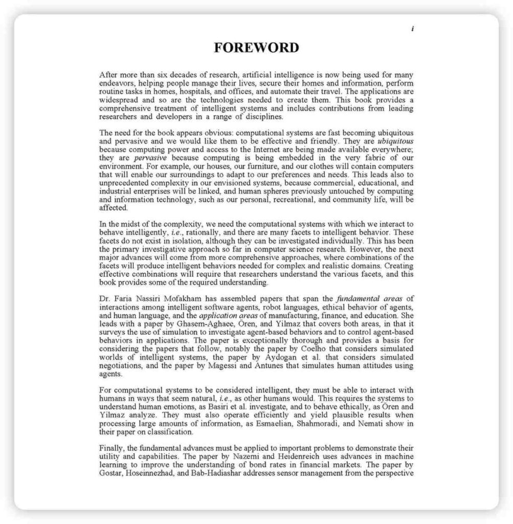 foreword page example